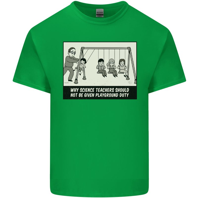 Science Teacher Playground Duty Funny Kids T-Shirt Childrens Irish Green