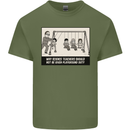 Science Teacher Playground Duty Funny Mens Cotton T-Shirt Tee Top Military Green