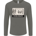 Science Teacher Playground Duty Funny Mens Long Sleeve T-Shirt Charcoal