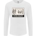 Science Teacher Playground Duty Funny Mens Long Sleeve T-Shirt White