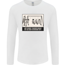 Science Teacher Playground Duty Funny Mens Long Sleeve T-Shirt White