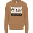 Science Teacher Playground Duty Funny Mens Sweatshirt Jumper Caramel Latte