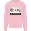 Science Teacher Playground Duty Funny Mens Sweatshirt Jumper Light Pink