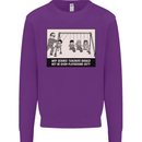 Science Teacher Playground Duty Funny Mens Sweatshirt Jumper Purple