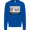 Science Teacher Playground Duty Funny Mens Sweatshirt Jumper Royal Blue