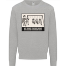 Science Teacher Playground Duty Funny Mens Sweatshirt Jumper Sports Grey