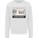 Science Teacher Playground Duty Funny Mens Sweatshirt Jumper White
