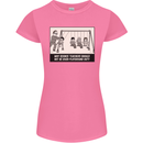 Science Teacher Playground Duty Funny Womens Petite Cut T-Shirt Azalea