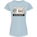 Science Teacher Playground Duty Funny Womens Petite Cut T-Shirt Light Blue