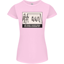 Science Teacher Playground Duty Funny Womens Petite Cut T-Shirt Light Pink