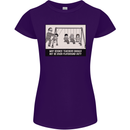 Science Teacher Playground Duty Funny Womens Petite Cut T-Shirt Purple