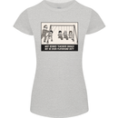 Science Teacher Playground Duty Funny Womens Petite Cut T-Shirt Sports Grey