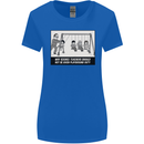 Science Teacher Playground Duty Funny Womens Wider Cut T-Shirt Royal Blue