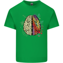 Science vs Artistic Brain Art IQ Physics Mens Cotton T-Shirt Tee Top Irish Green