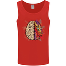 Science vs Artistic Brain Art IQ Physics Mens Vest Tank Top Red