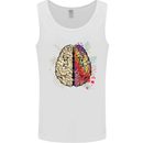 Science vs Artistic Brain Art IQ Physics Mens Vest Tank Top White
