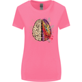 Science vs Artistic Brain Art IQ Physics Womens Wider Cut T-Shirt Azalea