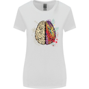 Science vs Artistic Brain Art IQ Physics Womens Wider Cut T-Shirt White