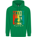 Scoot Life Scooter Motorcycle Childrens Kids Hoodie Irish Green