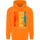 Scoot Life Scooter Motorcycle Childrens Kids Hoodie Orange