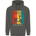Scoot Life Scooter Motorcycle Childrens Kids Hoodie Storm Grey