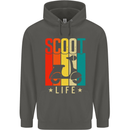 Scoot Life Scooter Motorcycle Childrens Kids Hoodie Storm Grey