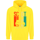 Scoot Life Scooter Motorcycle Childrens Kids Hoodie Yellow
