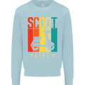 Scoot Life Scooter Motorcycle Kids Sweatshirt Jumper Light Blue
