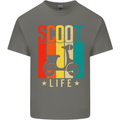 Scoot Life Scooter Motorcycle Kids T-Shirt Childrens Charcoal