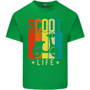 Scoot Life Scooter Motorcycle Kids T-Shirt Childrens Irish Green