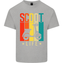 Scoot Life Scooter Motorcycle Kids T-Shirt Childrens Sports Grey