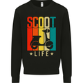 Scoot Life Scooter Motorcycle Mens Sweatshirt Jumper Black