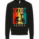 Scoot Life Scooter Motorcycle Mens Sweatshirt Jumper Black