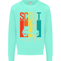 Scoot Life Scooter Motorcycle Mens Sweatshirt Jumper Peppermint