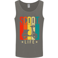 Scoot Life Scooter Motorcycle Mens Vest Tank Top Charcoal