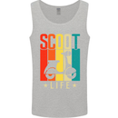 Scoot Life Scooter Motorcycle Mens Vest Tank Top Sports Grey