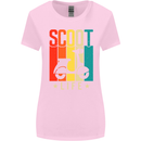 Scoot Life Scooter Motorcycle Womens Wider Cut T-Shirt Light Pink