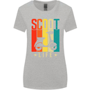 Scoot Life Scooter Motorcycle Womens Wider Cut T-Shirt Sports Grey