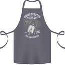 Scooter Club Motorbike Motorcycle Skull Cotton Apron 100% Organic Steel