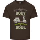 Scooter Four Wheels Move the Body Funny Kids T-Shirt Childrens Chocolate