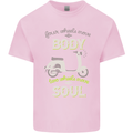 Scooter Four Wheels Move the Body Funny Kids T-Shirt Childrens Light Pink