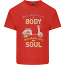 Scooter Four Wheels Move the Body Funny Kids T-Shirt Childrens Red