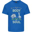 Scooter Four Wheels Move the Body Funny Kids T-Shirt Childrens Royal Blue