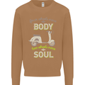 Scooter Four Wheels Move the Body Funny Mens Sweatshirt Jumper Caramel Latte