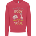 Scooter Four Wheels Move the Body Funny Mens Sweatshirt Jumper Heliconia