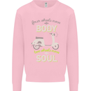 Scooter Four Wheels Move the Body Funny Mens Sweatshirt Jumper Light Pink