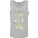 Scooter Four Wheels Move the Body Funny Mens Vest Tank Top Sports Grey