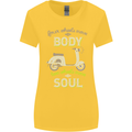 Scooter Four Wheels Move the Body Funny Womens Wider Cut T-Shirt Yellow