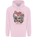 Scooter Pride 88 Motorbike Motorcycle Childrens Kids Hoodie Light Pink