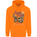 Scooter Pride 88 Motorbike Motorcycle Childrens Kids Hoodie Orange